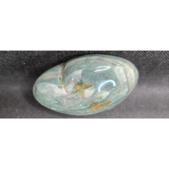 Ocean Jasper Polished Heart 252 Grams Green Brown - Picture 5 of 5